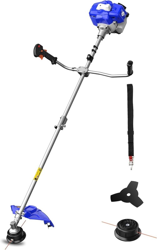 Versatile 52cc Weed Wacker: Lightweight Gas Powered Lawn Tool - Easy to Start gallery