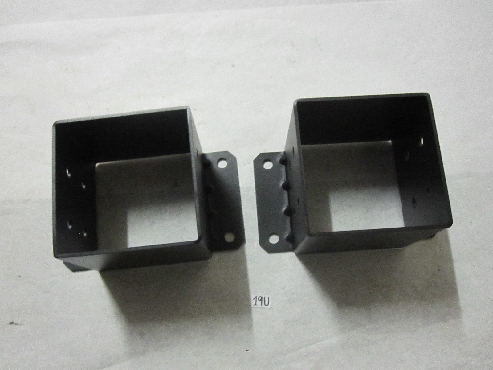 2 PCS 6x6 Post Base, Heavy Duty Steel Fence Post Base, Anchor Deck Supports gallery