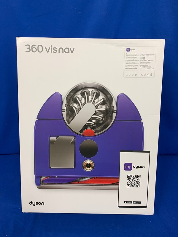 Dyson Robot Vacuum Cleaner 360 Vis Nav -Blue/Nickle With Smart Navigation-NOB gallery