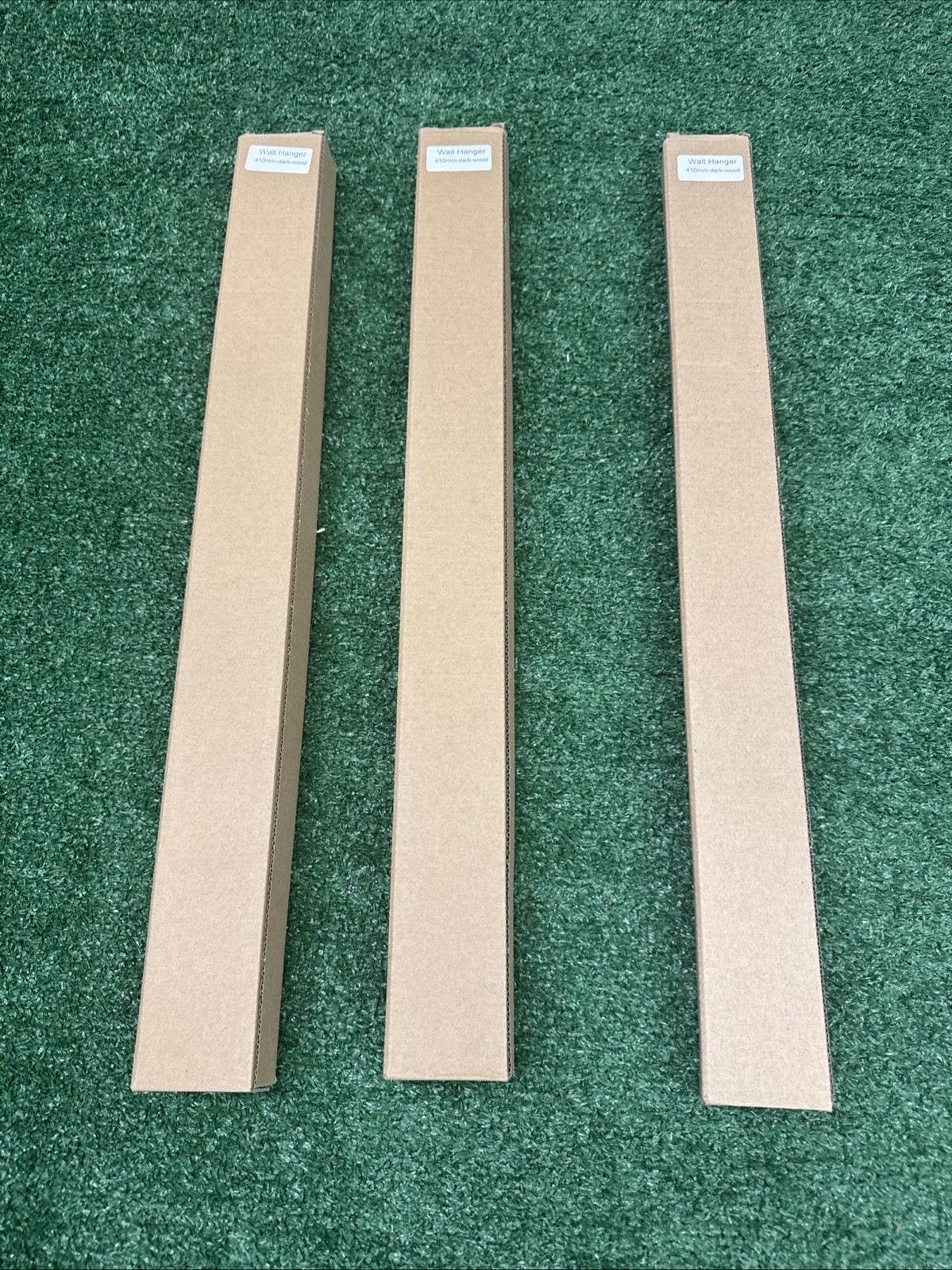 3 Pack Magnetic Poster Hangers 16 Inch Dark Wood – Magnetic Frame Rails gallery