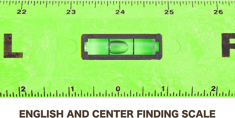 10744 Polystyrene Level Ruler 48", Precision Measuring and Leveling Tool, Plumb gallery