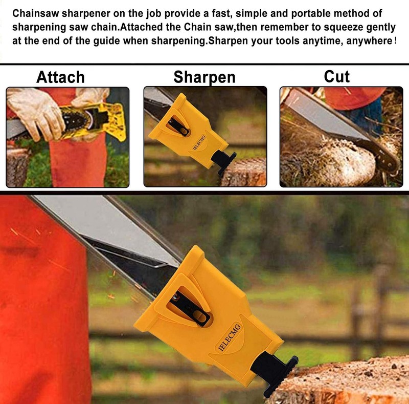 Portable Teeth Chainsaw Sharpener, Proprietary Bar-Mount Chain Saw Fast Sharpeni gallery