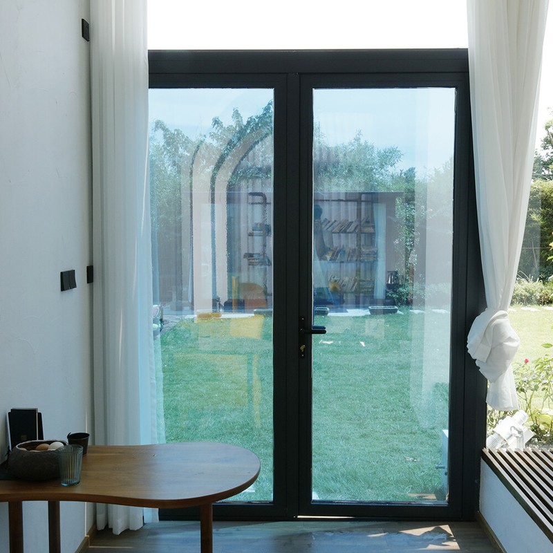 Blue&silver Mirrored Reflective Window Film One Way Privacy Anti-UV PET HOHOFILM gallery