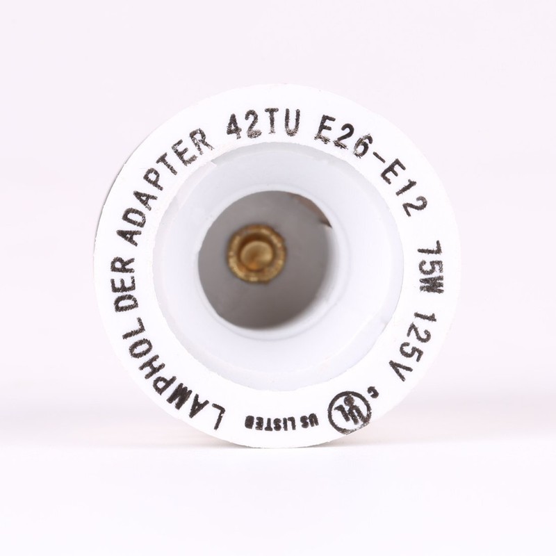 E26 to E12 Adapter Medium Screw to Candelabra Socket Bulb Base Converter gallery