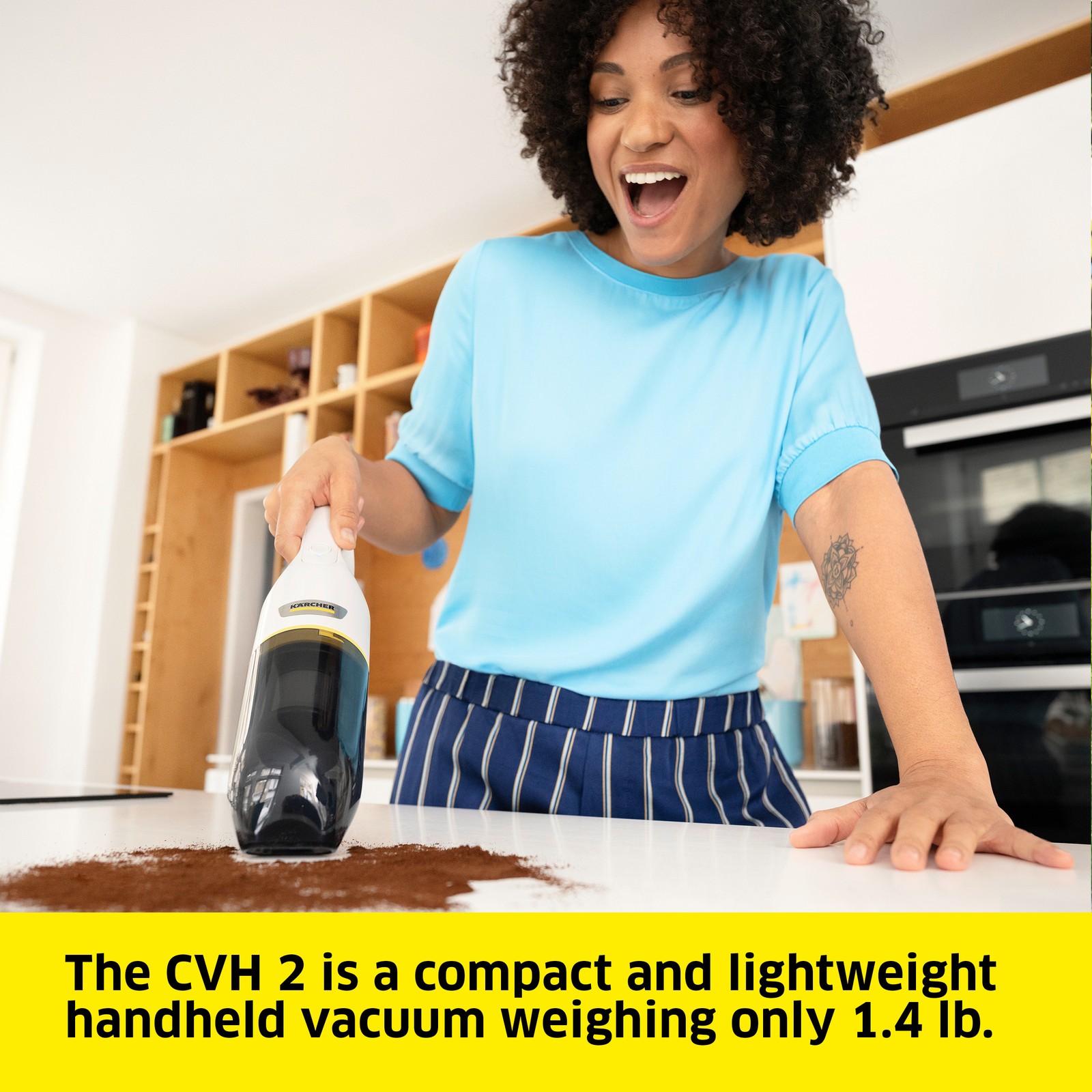 Karcher CVH 2 Cordless Handheld Vacuum Cleaner, Car Vacuum, HEPA 12 gallery