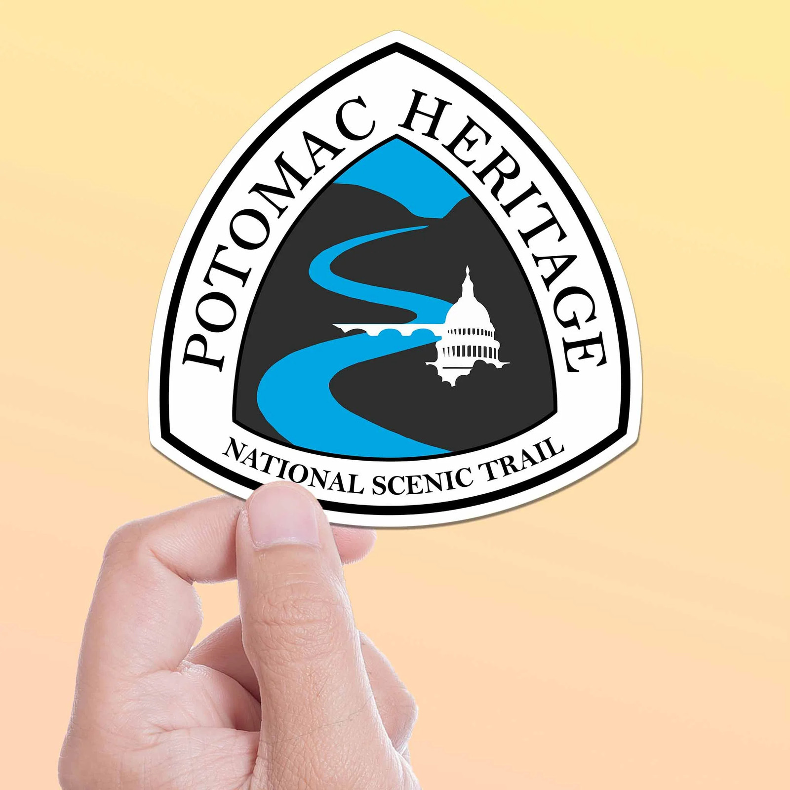 Potomac Heritage Trail Sign Sticker gallery