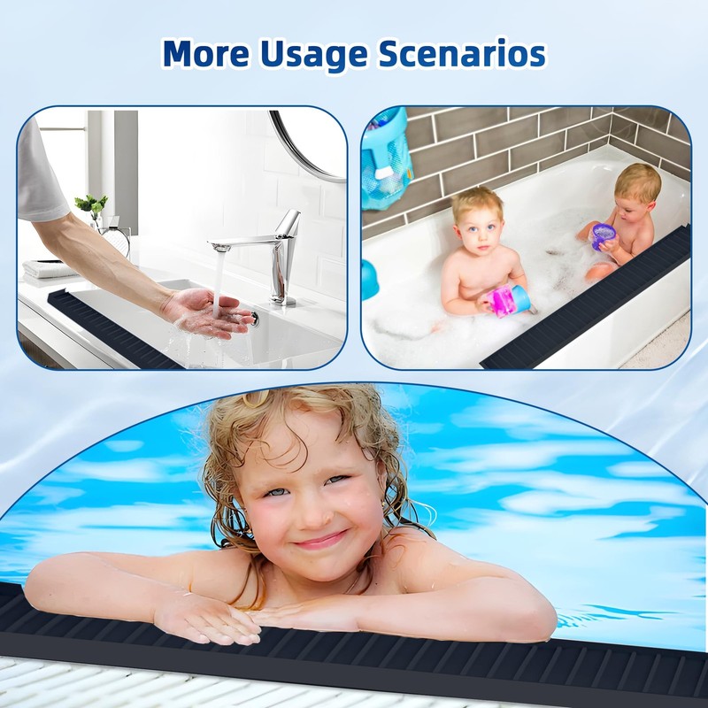 Sink Edge Protectors for Kitchen Single and Double Sink,Kitchen Sinks Splash ... gallery