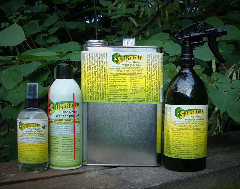 Superzilla Powerful Cleaner Lubricant The Green Wonder Product Trigger Spray 1L gallery