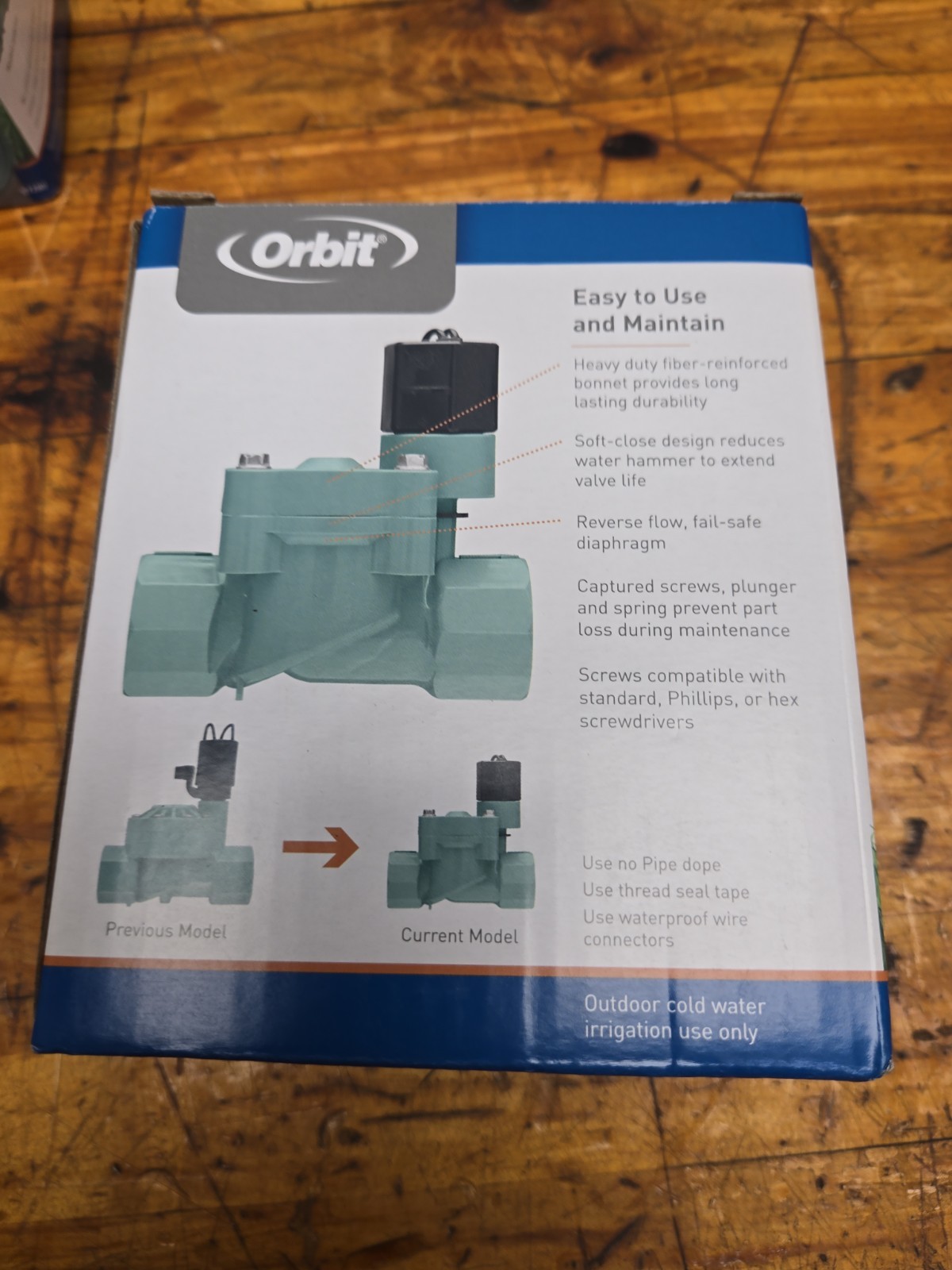 2 NEW Orbit 57280 3/4" FPT Auto Inline Sprinkler Valve - Green *FREE SHIPPING gallery
