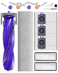 12 Pcs Kit for Narwal Flow Robot Vacuum Cleaner: 1 Main Brushes, 2+2 Side Bru…