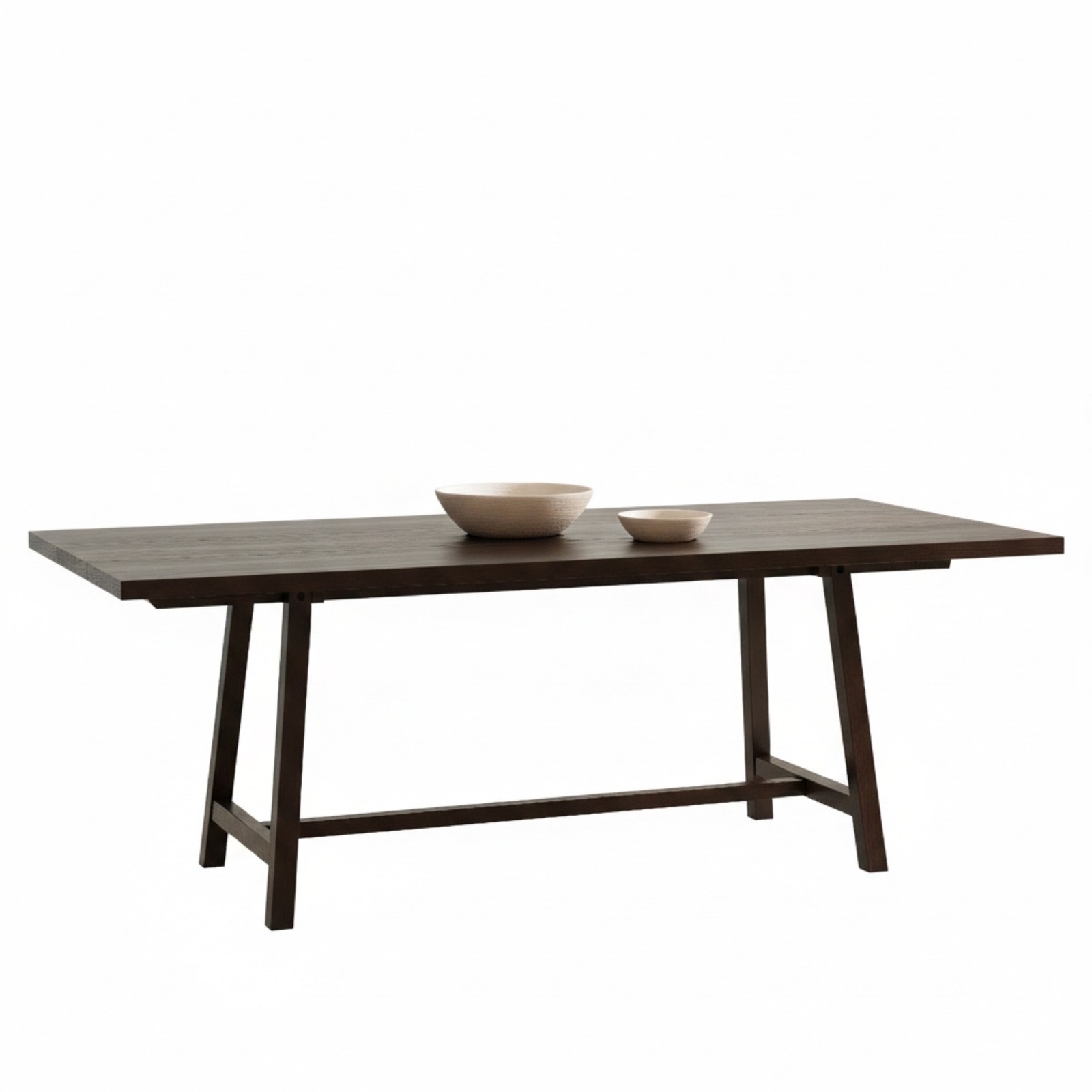 Jessamine 84" Walnut Farmhouse Dining Table gallery