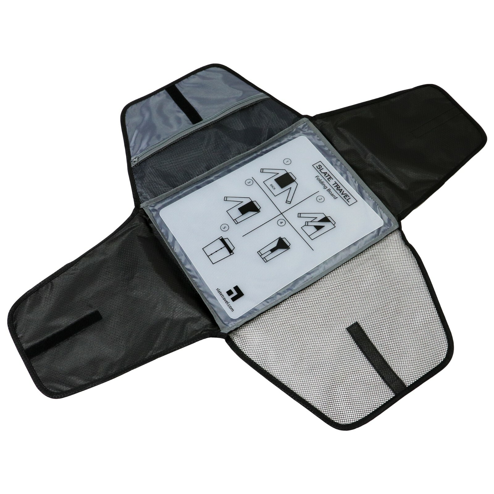 Garment Folder 17" Packing Folder - Wrinkle Free Luggage Organizer Slate Travel gallery