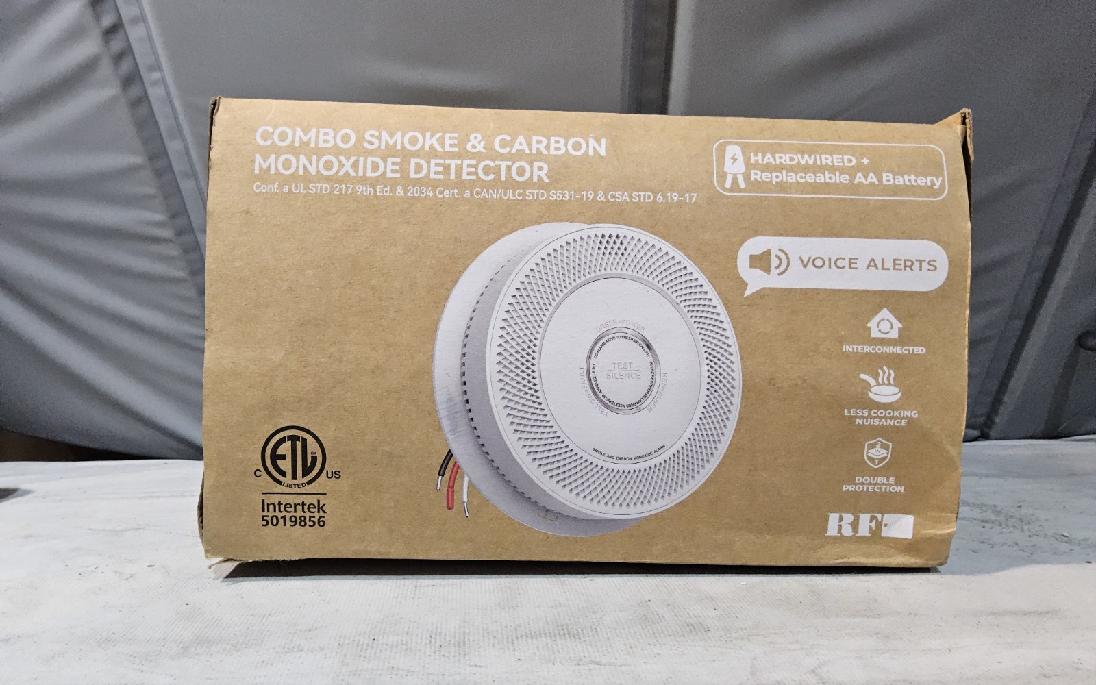 ☆5 pcs SITERWELL Hardwired Interconnected Combo Smoke&Carbon Monoxide Detector gallery