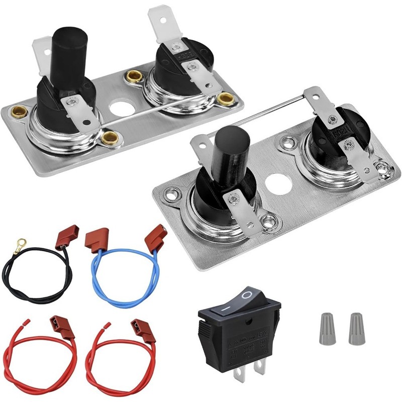 2Pcs RV Water Heater Switch for Suburban 232306, Thermostat 120V T-Stat Wter Par gallery