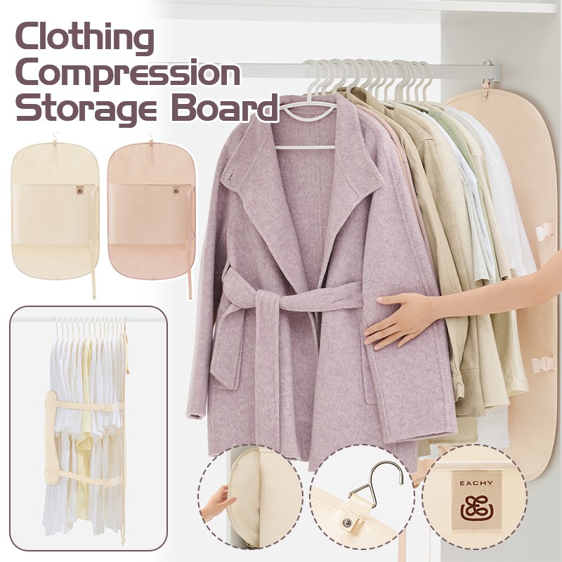 Clothes Compression Board Foldable Fabric Storage Bag Down Jacket Coat Wardrobe gallery