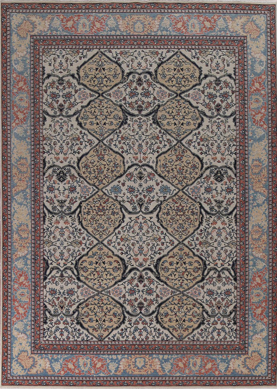Bakhtiari Turkish Handmade Rug Traditional Design Wool Craftsmanship 8x10 gallery