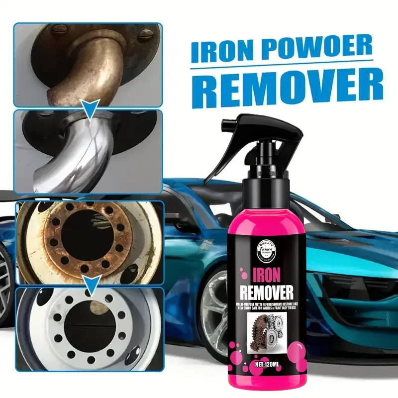 120ML All-Purpose Rust Remover Spray Fast Acting Iron Oxidation Cleaner Tool gallery