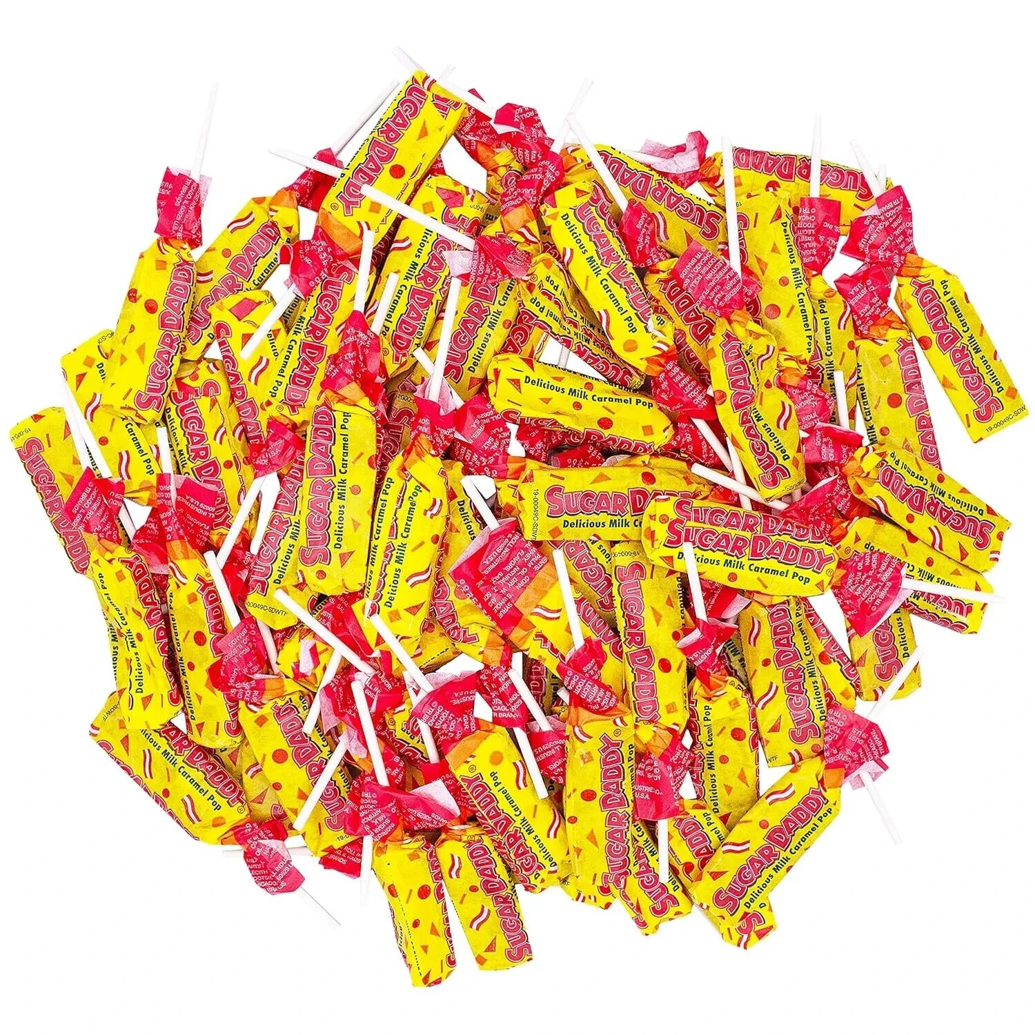 SUGAR DADDY Delicious Milk Caramel Pops, Bulk Fun Size Candy (2 Pounds) gallery