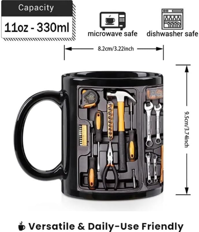 Toolbox Coffee Mug Mechanic Toolbox Mug Toolbox Set Pattern 11 OZ Mugs Men gift gallery