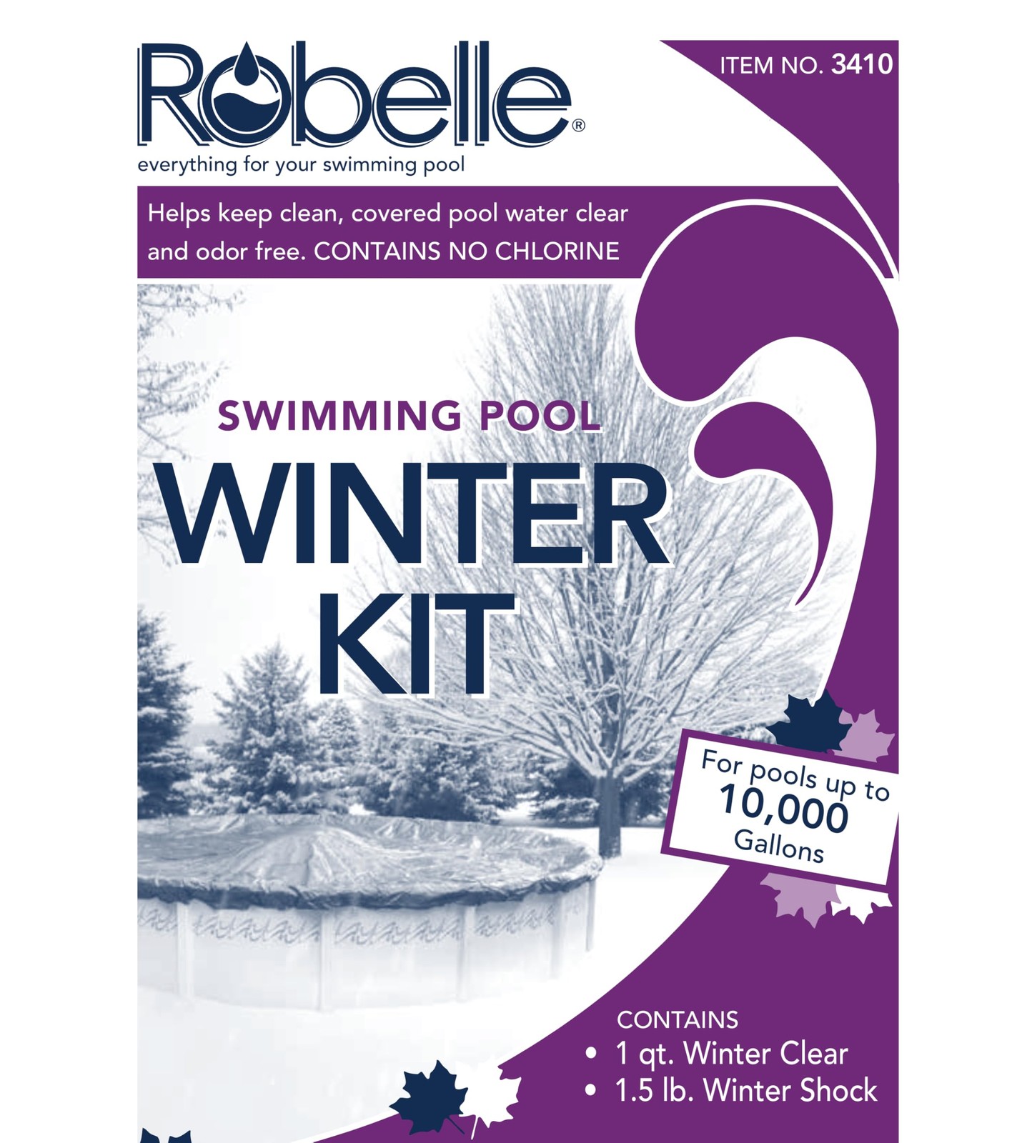 Robelle 10000 Gallon Dual-Action Winter Kit Premium Pool Closing Kit For Pools gallery