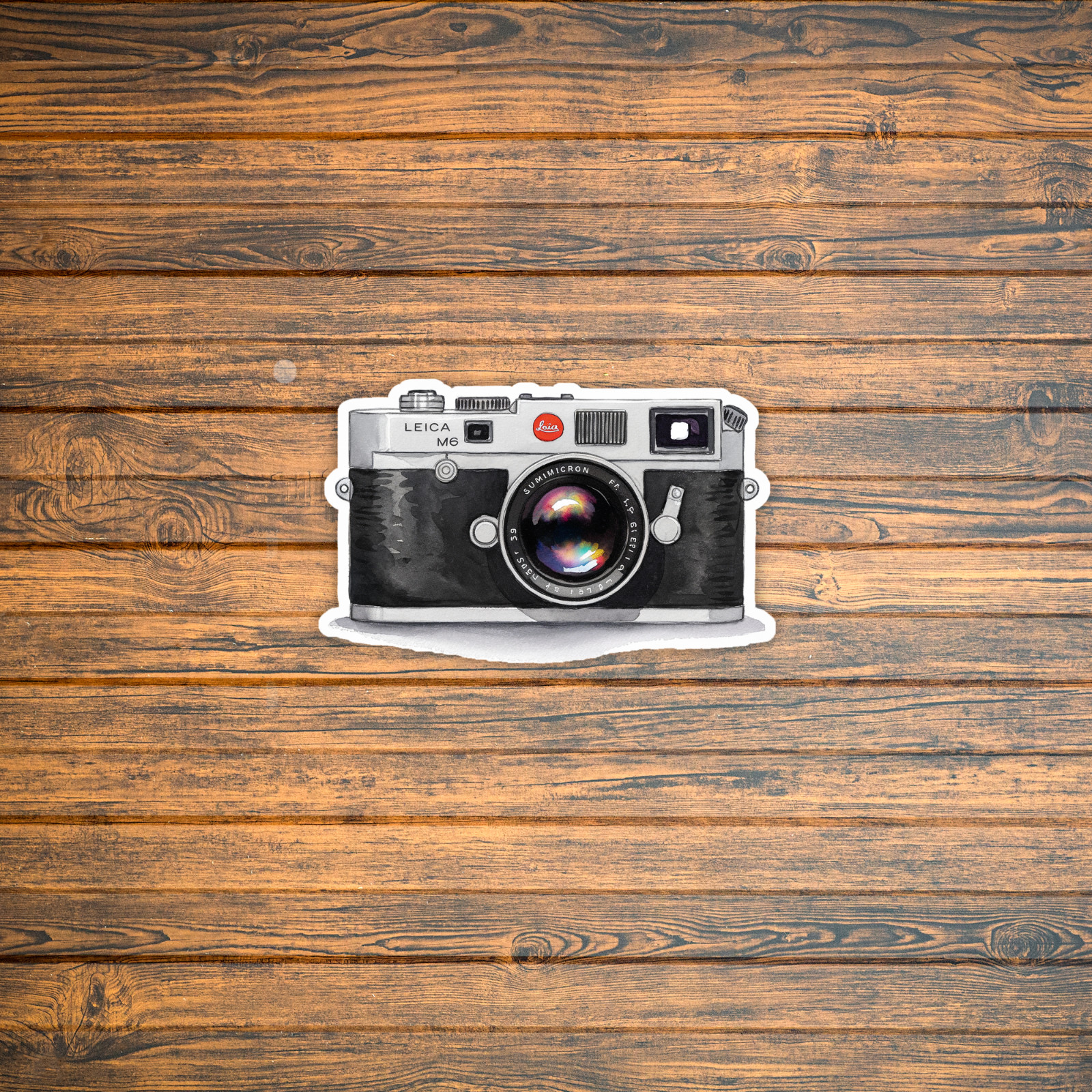 Vintage Leica M6 Camera Sticker - Retro Film Photography Art Decal #871 gallery