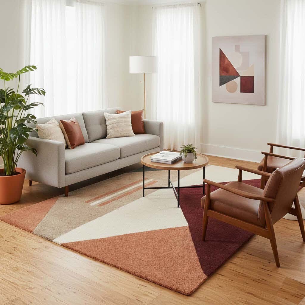 Rahimi Overseas Modern Rug Thick Carpet Living Room Bedroom Dinning Room 6x8 5x8 gallery