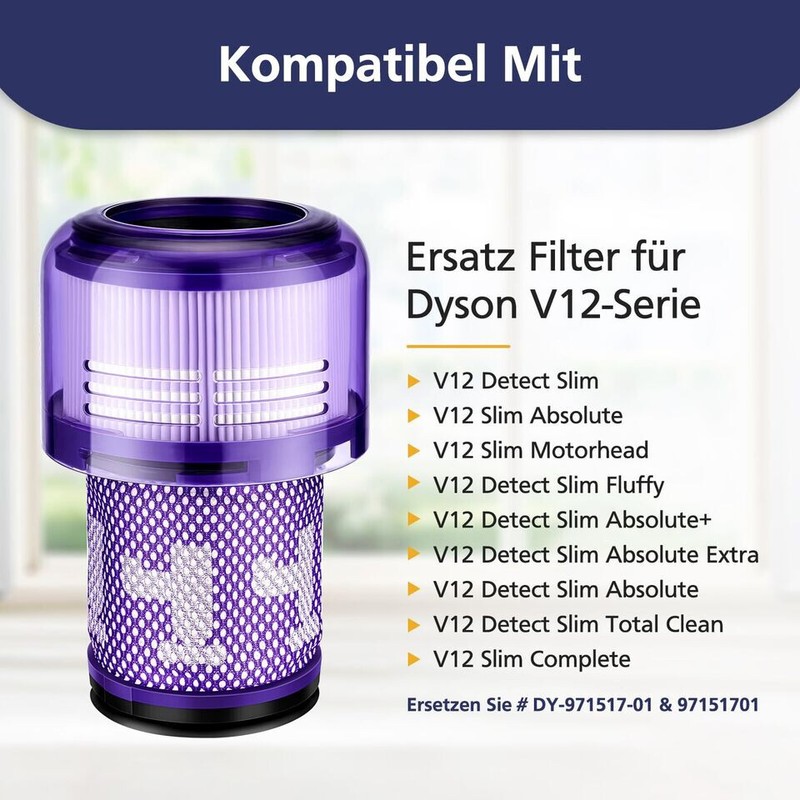 971517-01 Filter Replacement For Dyson V12 Detect Slim Cordless, V12 Slim Vacuum gallery