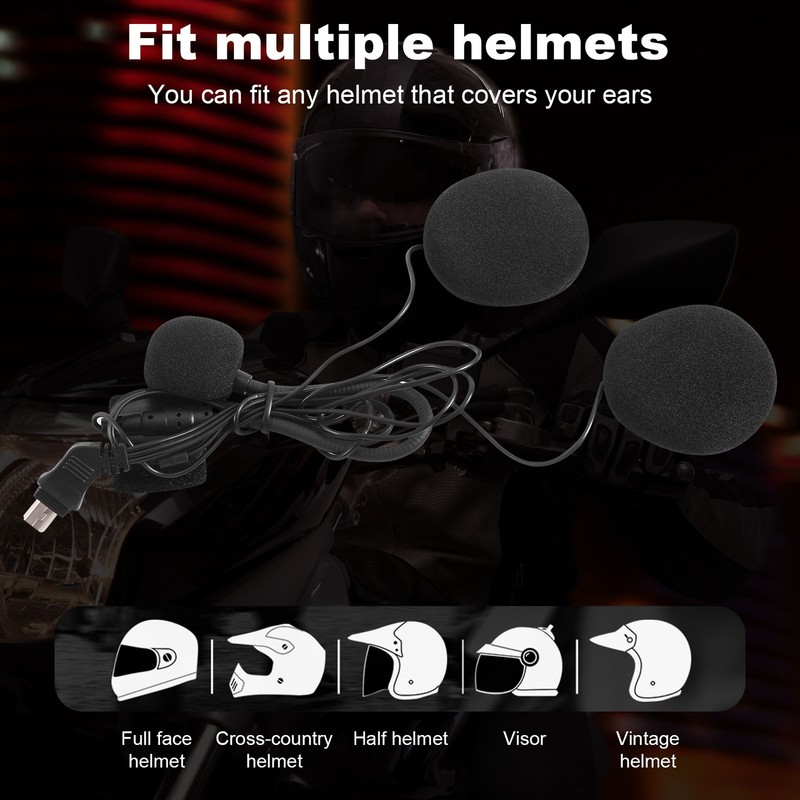 Motorcycle Helmet Bluetooth Headset Microphone Speaker Headset Accessories4778 gallery