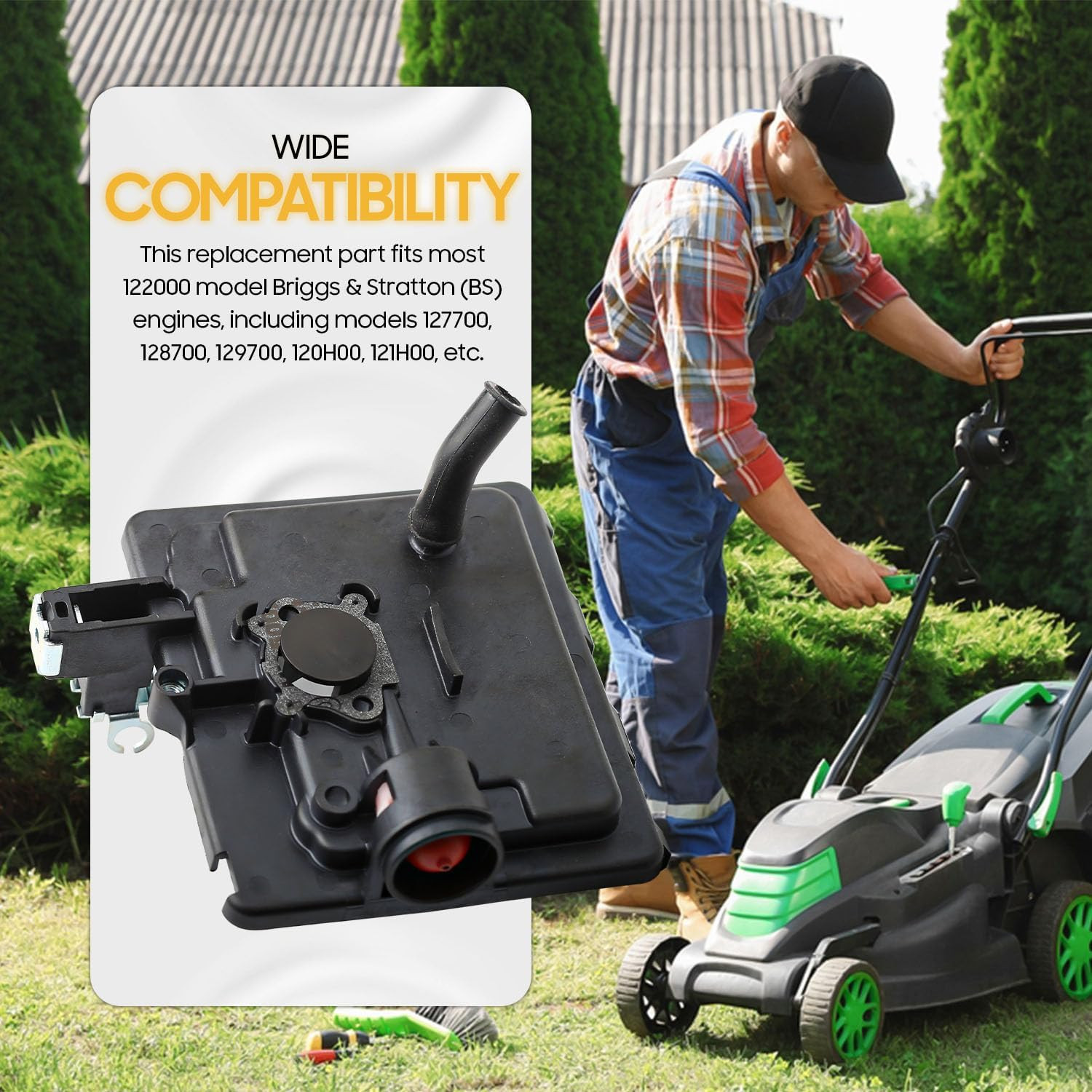 Air Cleaner Primer Base for BS Engines Toro Lawn Mower ABS Durable for Garden Ca gallery