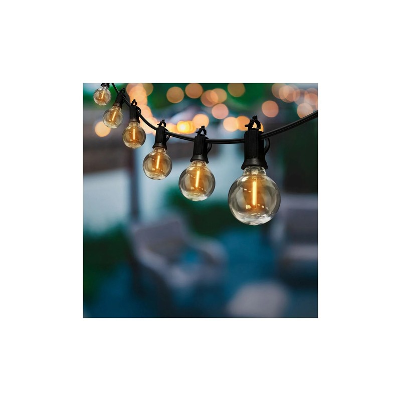 New Feit Electric 50' LED Cafe String Light, SL50-50/G12/FIL/RP 50 Bulbs 1806288 gallery