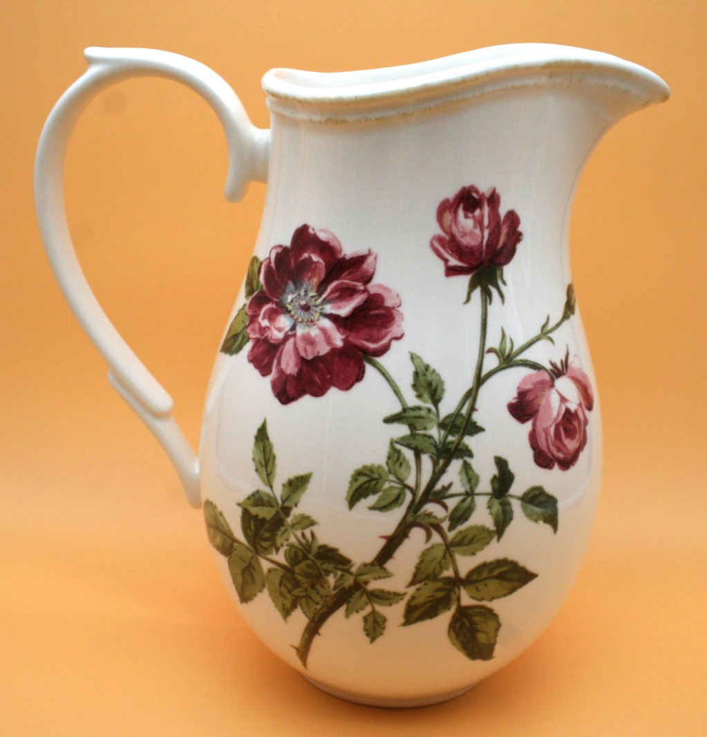 Lenox Accoutrements 70 oz Pitcher Roses Anna Griffin gallery