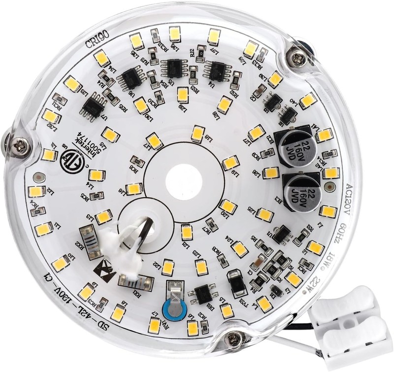 4 Inch Ceiling Fan LED Light Replacement 6000K 18W LED Retrofit Kit Dimmable gallery