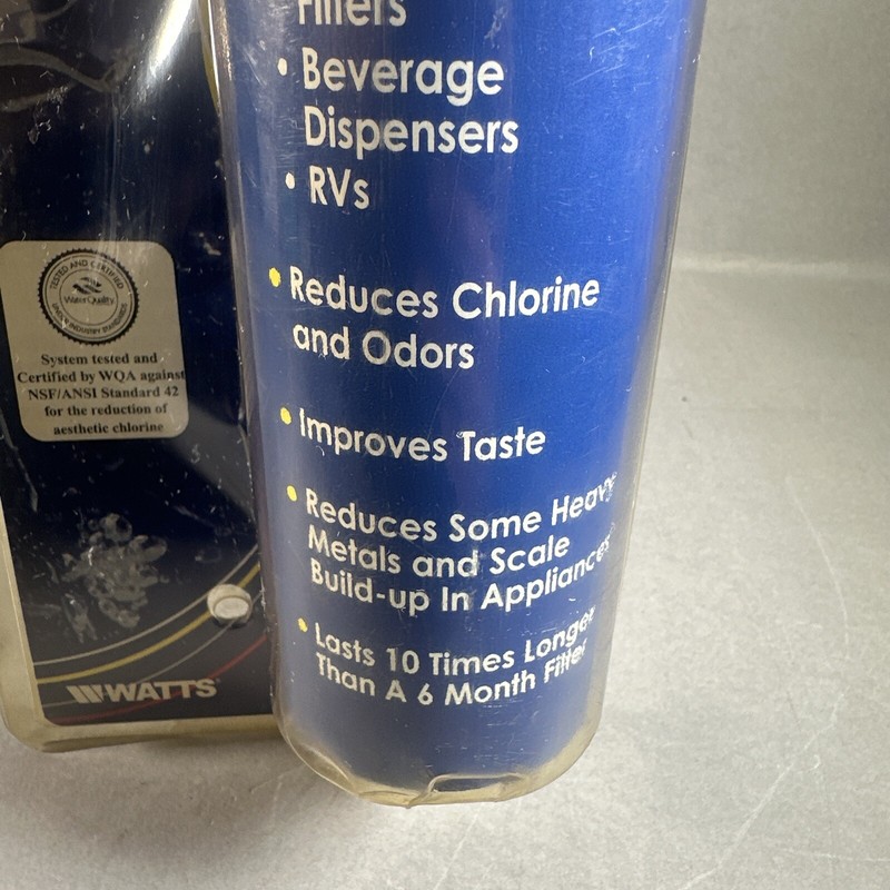 Watts Inline Filter 20000 gal In Line Water Filter Made in USA 5 Year NOS gallery