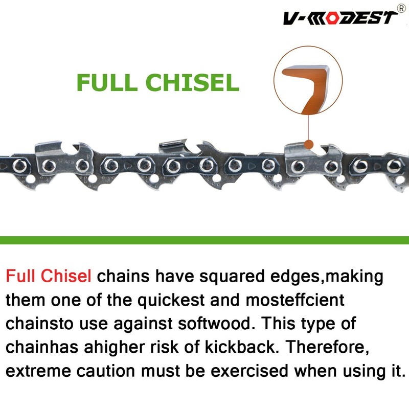 18" Chainsaw Chain Blade For ECHO DCS-5000 CS 345 CS 370 etc. 3/8"LP .050" 62DL gallery