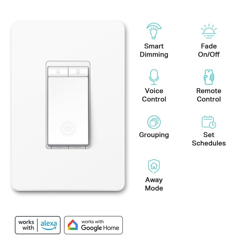 Smart Dimmer Switch 3-Pack - Alexa & Google Home Compatible, Voice Control gallery
