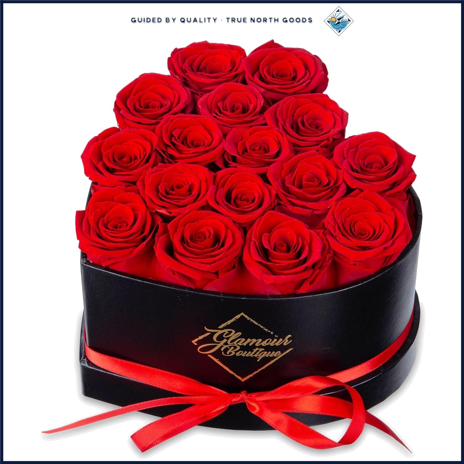 Eternal Red Roses in Heart Box - Perfect Gift for Mother's Day or Anniversaries gallery