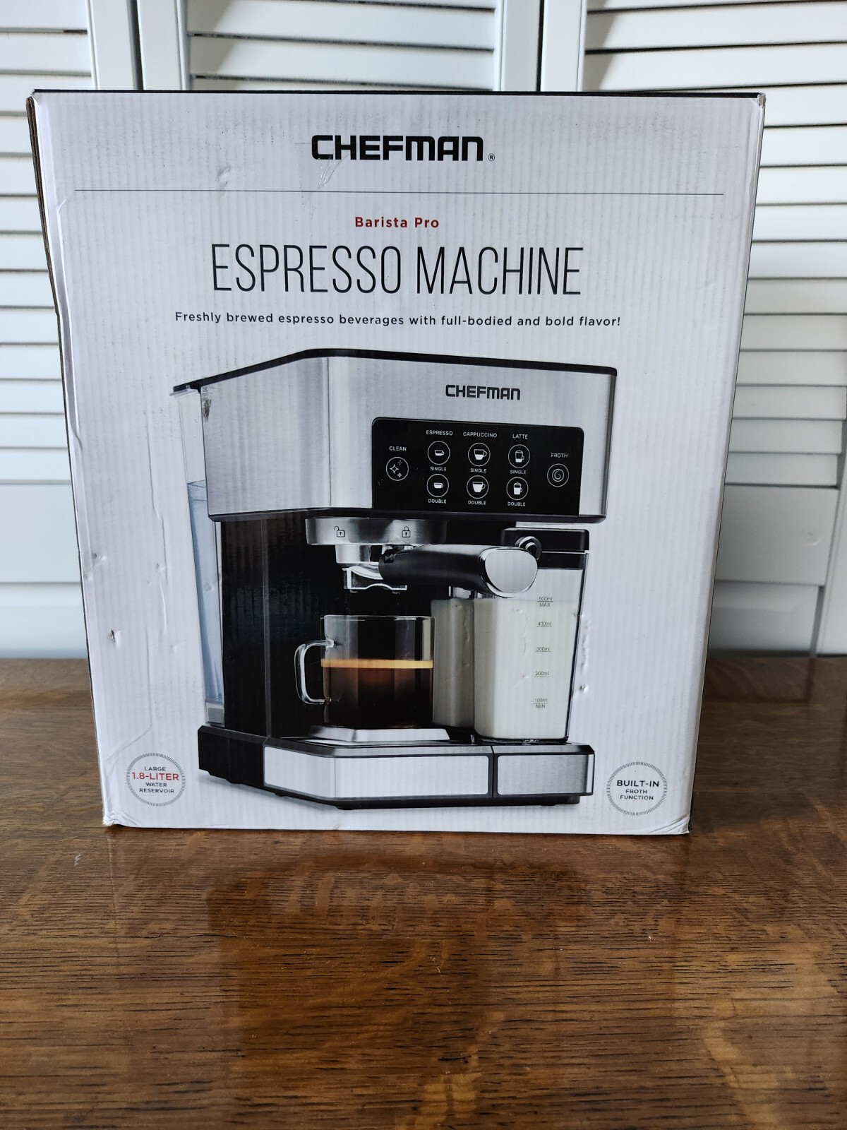 Chefman Barista Pro Espresso Machine 6-in-1 Beverage Center gallery