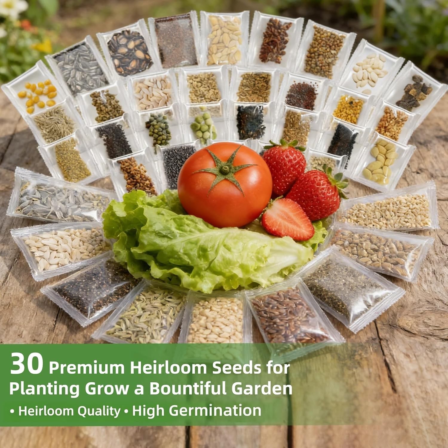 【Seed Vault】 Heirloom Vegetable Seeds Planting Kit - 15,000+ Non-GMO Seeds for H gallery