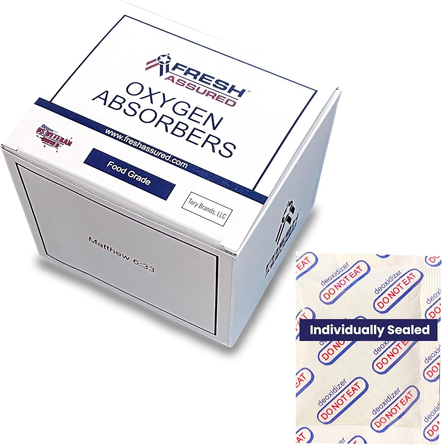 Fresh Assured 20Pack 2000CC Oxygen Absorbers Individually Packaged Food gallery