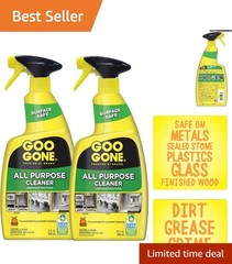 Versatile All-Purpose Cleaner – Citrus Scent – 64oz Plant-Based Spray Duo