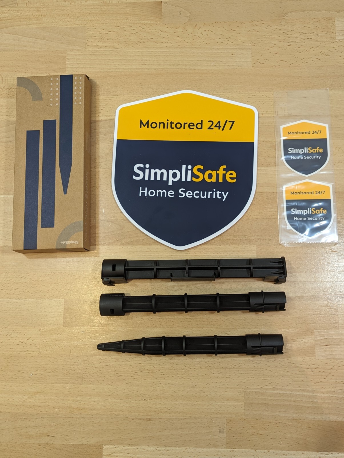 NEW IN BOX - SimpliSafe Yard Sign, Stake and Window Decal gallery