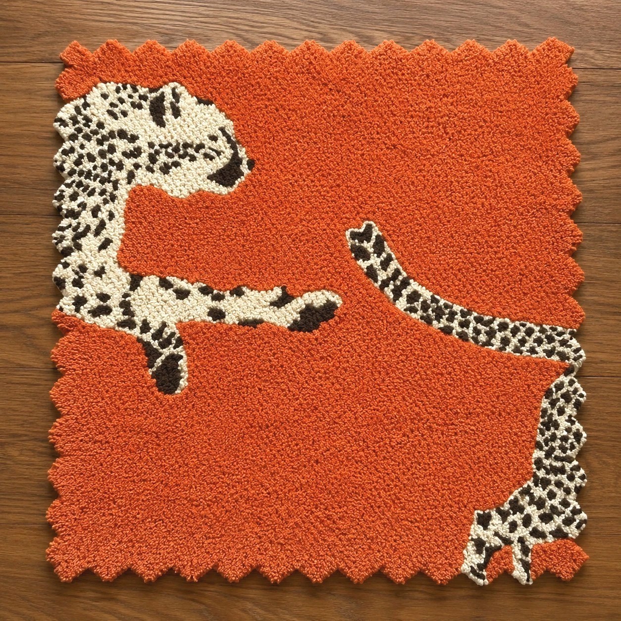 Jungle Dash Hand Tufted Nz Wool Rug Safari Sprint Cheetah Animal Rug Mat Area gallery