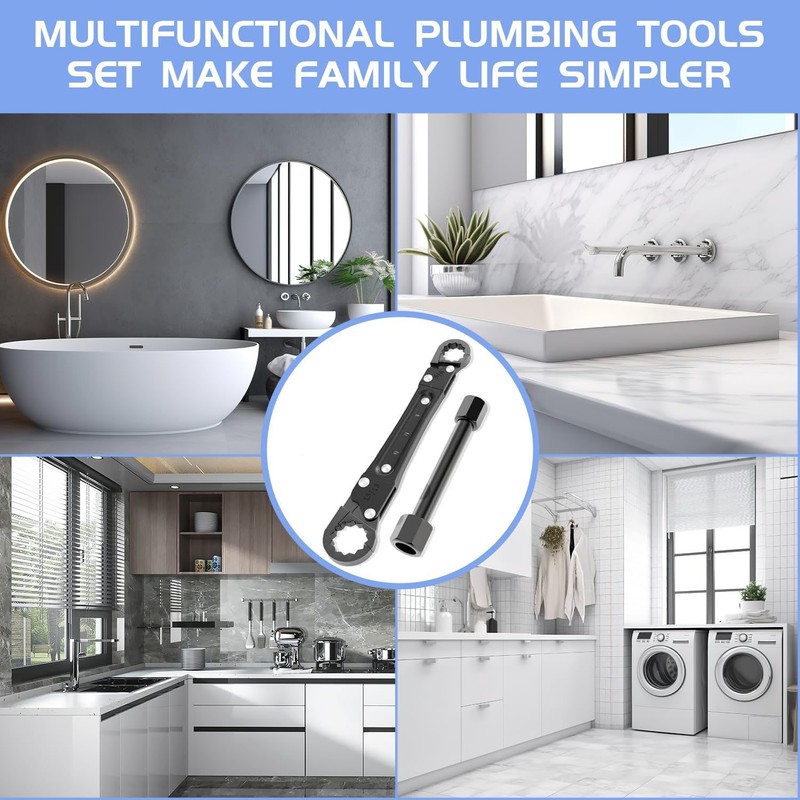 Plumbing Tool Angle Stop Wrench Angle On Wrench kit Plumbers Wrench Removal Tool gallery