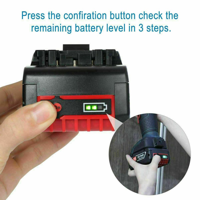 2PACK For BOSCH BAT609 CORE 18 Volt 8.0Ah High Performance Battery BAT618 Li-ion gallery