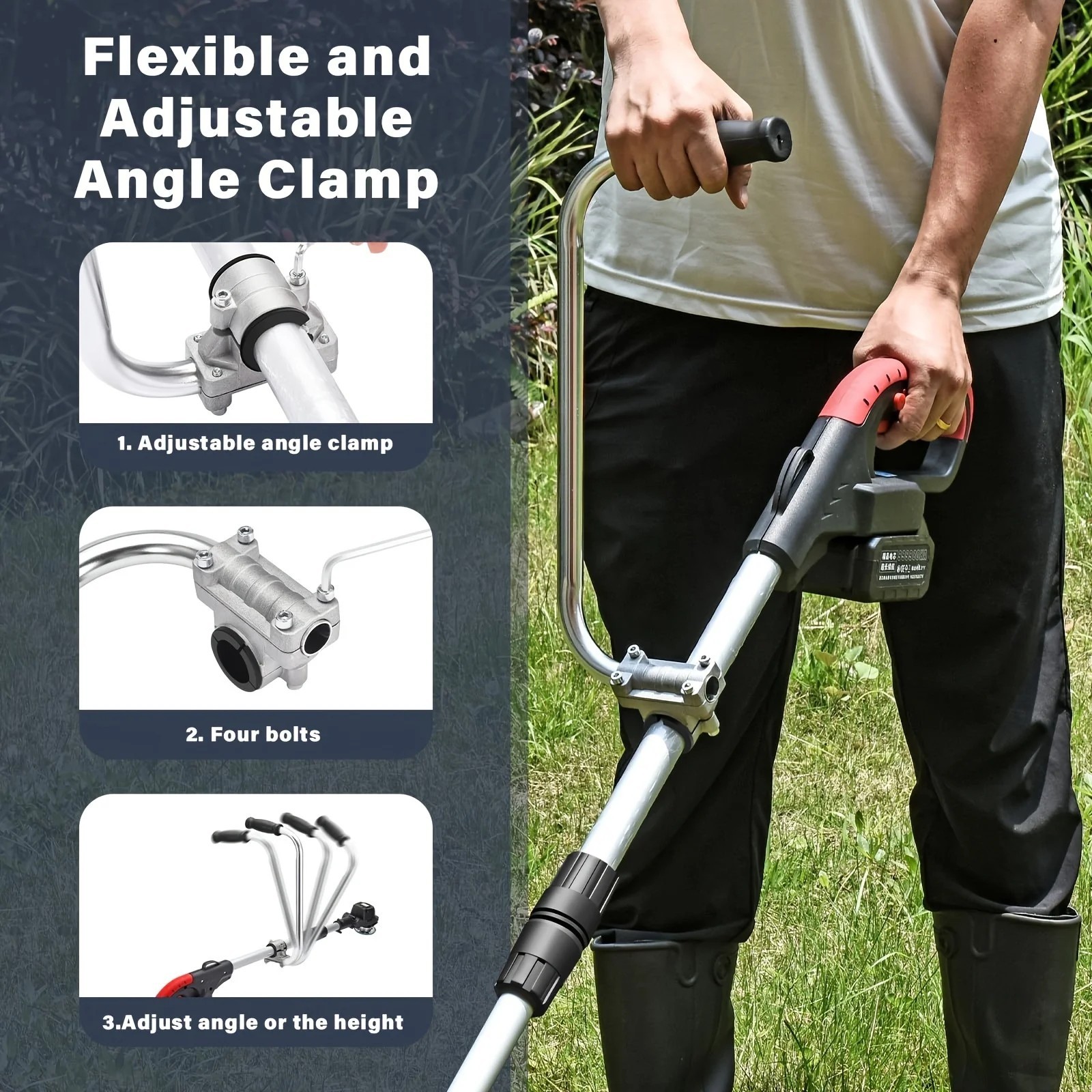 Ergonomic Trimmer Grip String Trimmers Handle Weed Eater Handle Extension Tools gallery