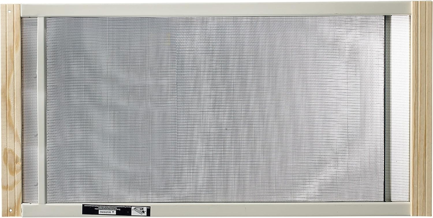 WB Marvin Adjustable Window Screen, 10in High x Fits 15-25in Wide gallery