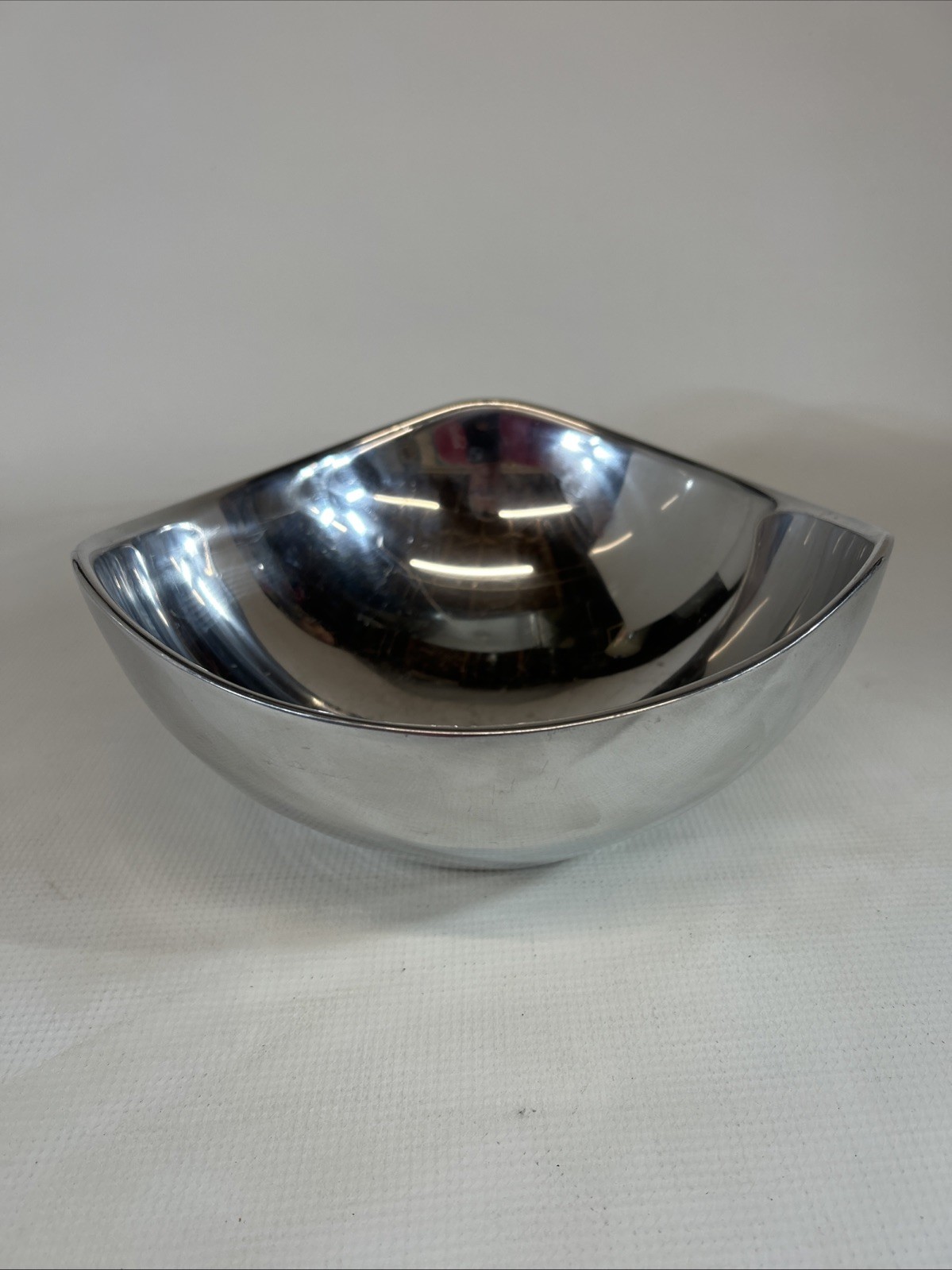Nambe 527 Proprietary Alloy Material Tri Corner Bowl Design by Richard K. Thomas gallery