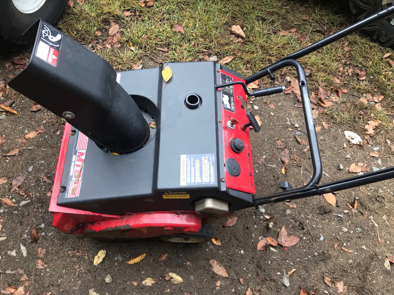 Yard Machines 3hp/21" 2-Cycle Snowblower 319-180-000 Wheel p#3035 gallery