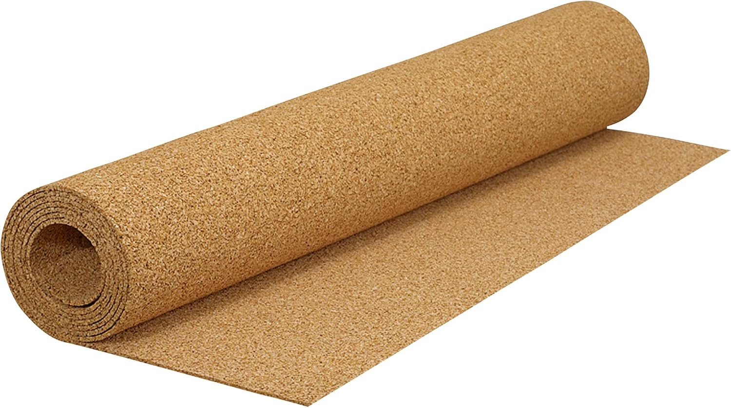 72000Q Natural Cork Underlayment Roll - 4 Ft. Wide X 50 Ft. Long X 6 Mm Thick - gallery