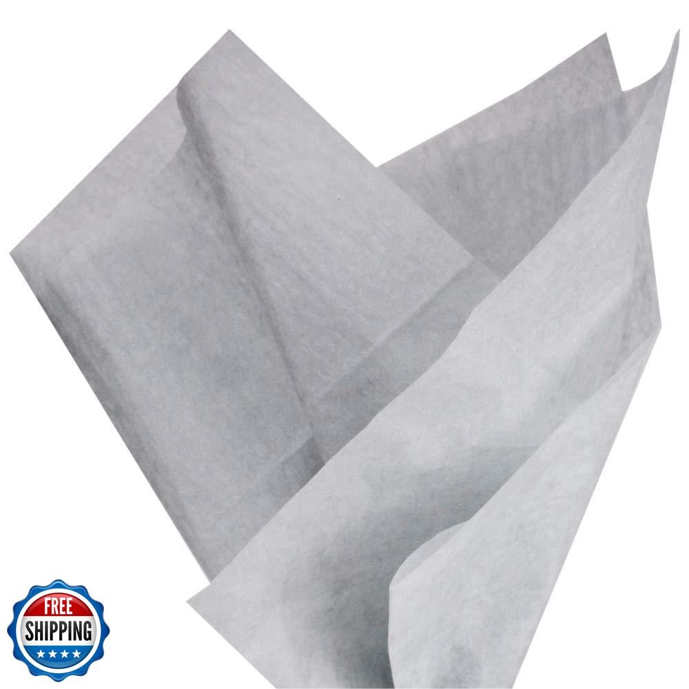 PMLAND Premium Quality Gray Tissue Paper - 100 Sheets (20 x 15 Inches) Bulk f gallery